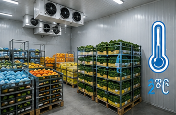 Склад-холодильник для харчових продуктів, фармацевтики та температурно-контрольованої логістики