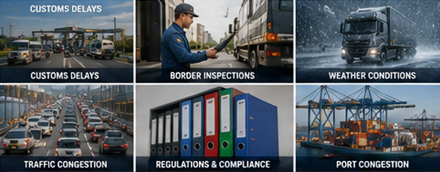 Європейські внутрішні та міжнародні перевезення: автомагістралі ЄС, прикордонні переходи, склади та логістичні хаби