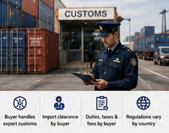 Митні та експортні процедури для міжнародних відправлень за EXW