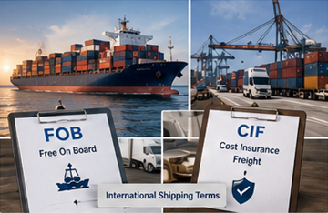 Логістика морських перевезень із поясненням умов FOB і CIF через операції транспортування вантажів