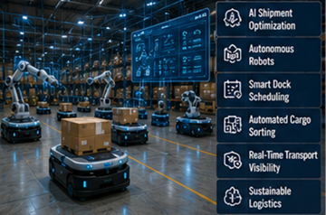 Майбутній автоматизований крос-докінговий об’єкт із робототехнікою, AI та smart-логістичними технологіями