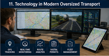 Цифрове планування важковагової логістики та системи GPS-відстеження конвою
